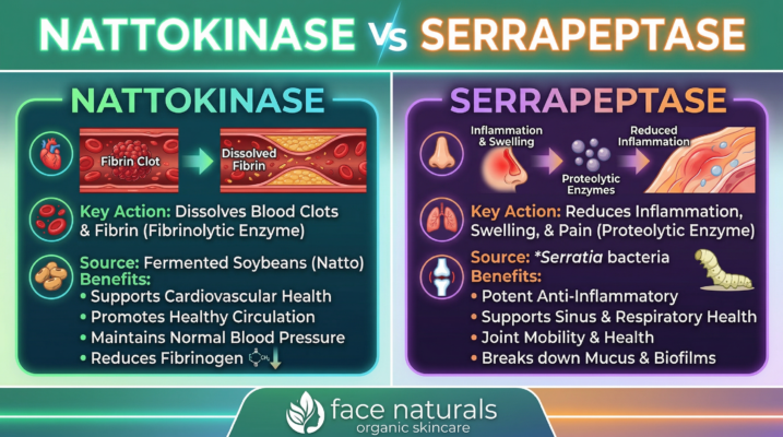 Nattokinase and Serrapeptase
